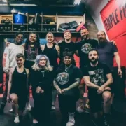 ben savin with strength training students
